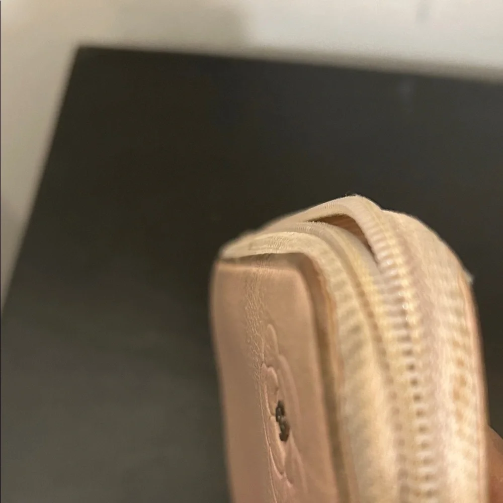 CHANEL Pink Leather Wallet